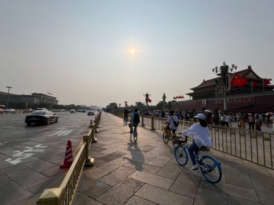 Obrazem: Jak se jezdí po cyklostezkách v Číně?