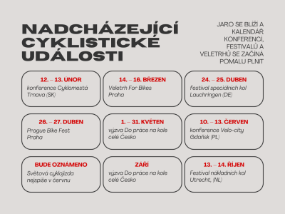 Do kalendáře: Cyklistické akce v&nbsp;roce&nbsp;2025