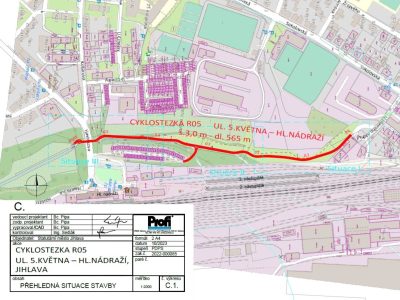 Jihlava postaví cyklostezku k hlavnímu vlakovému nádraží za 13,5 milionu korun