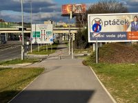 Návaznost na stezku směr Průmyslová ulice.