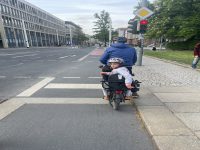 Civilizovaná drážďanská cykloinfrastruktura Zdroj: Petr Štádler