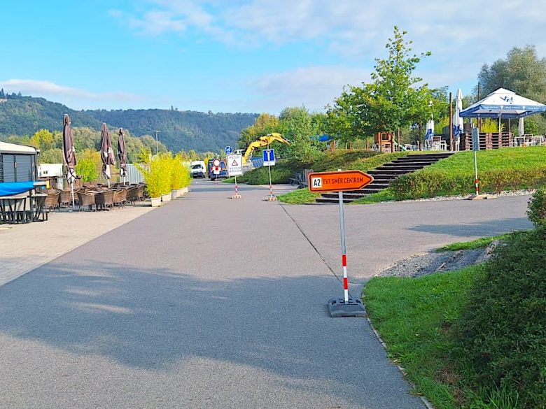 Uzavírka cyklostezky A2 v&nbsp;Modřanech potrvá do poloviny listopadu