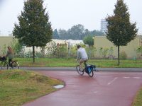 Křižovatka cyklostezek ve městě bývá v Nizozemsku vytíženým místem. Zdroj: Václav Kříž