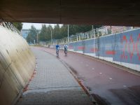 Odvodnění se hodilo hned 2. den mé návštěvy Zwolle (středa), kdy dlouze pršelo.  Zdroj: Václav Kříž