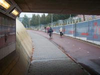 Někteří místní se vybavili pláštěnkami a bundami Zdroj: Václav Kříž