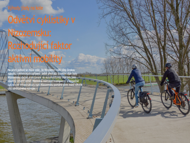 Každé euro do cyklodopravy se vrací několikanásobně: nizozemská příručka „Cycling Guide“ nově i česky