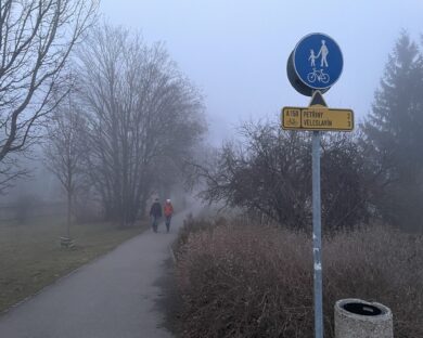 Drobný úklid značení u obory Hvězda