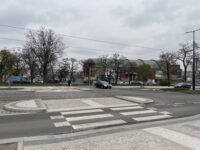 Nový cyklopřejezd na východním konci zastávky Výstaviště. Zdroj: Jiří Motýl