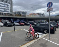 Praha 1: Cyklotrasa A410 na Těšnově je průjezdnější díky legalizaci chodníku