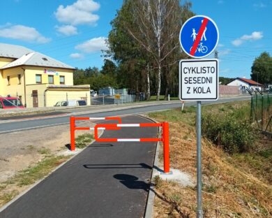 Havlíčkův Brod využil dávno zrušené vlečky pro cyklostezku