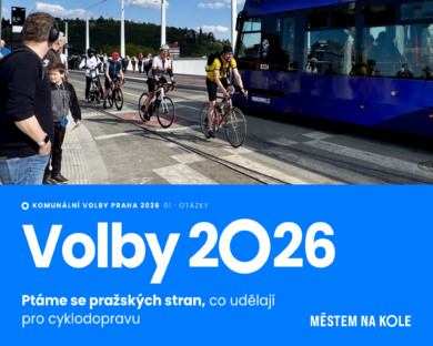 Velká pražská předvolební anketa: 13 otázek o&nbsp;cyklodopravě, které pokládáme stranám